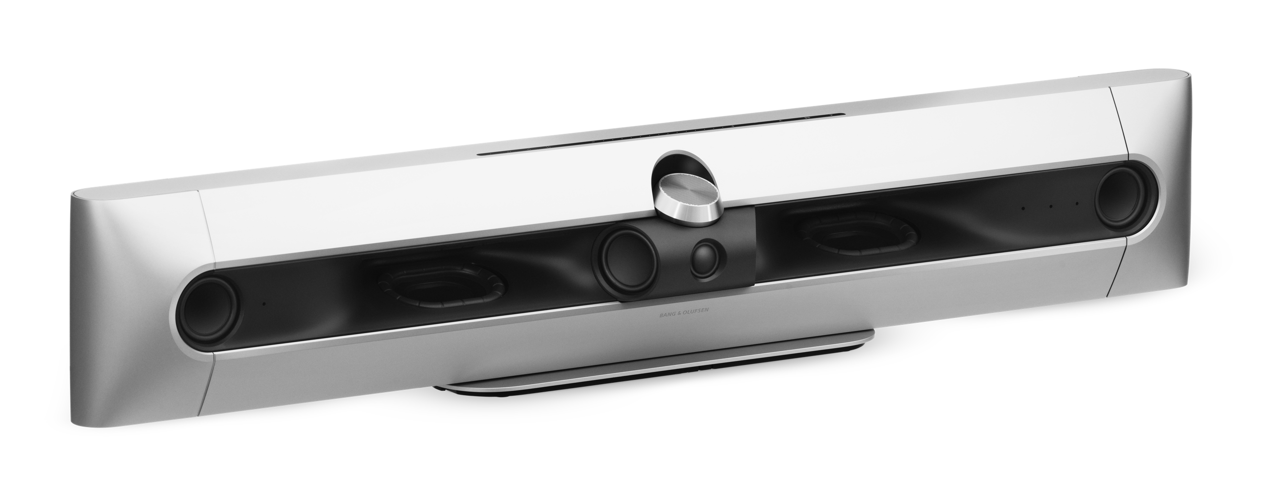 Beosound Premiere in Natural Aluminium, schuin