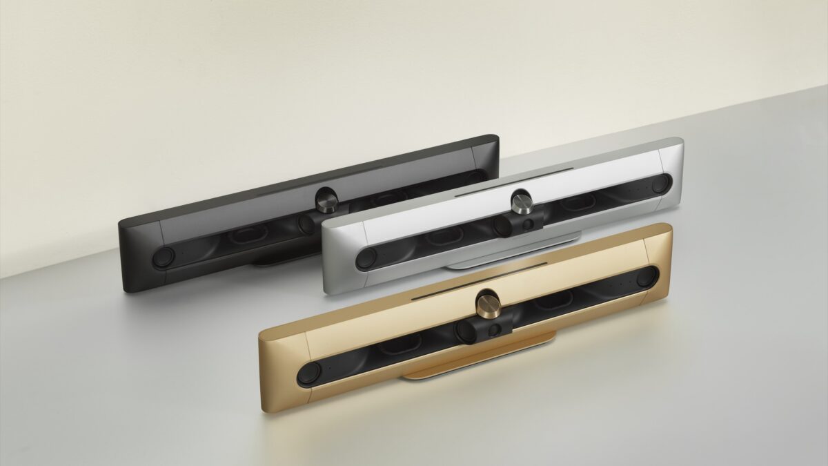Beosound Premiere in Black Anthracite, Natural Aluminium en Gold Tone