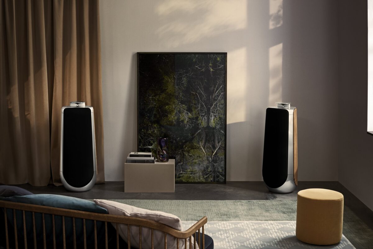 Twee Beolab 50 in een woonkamer