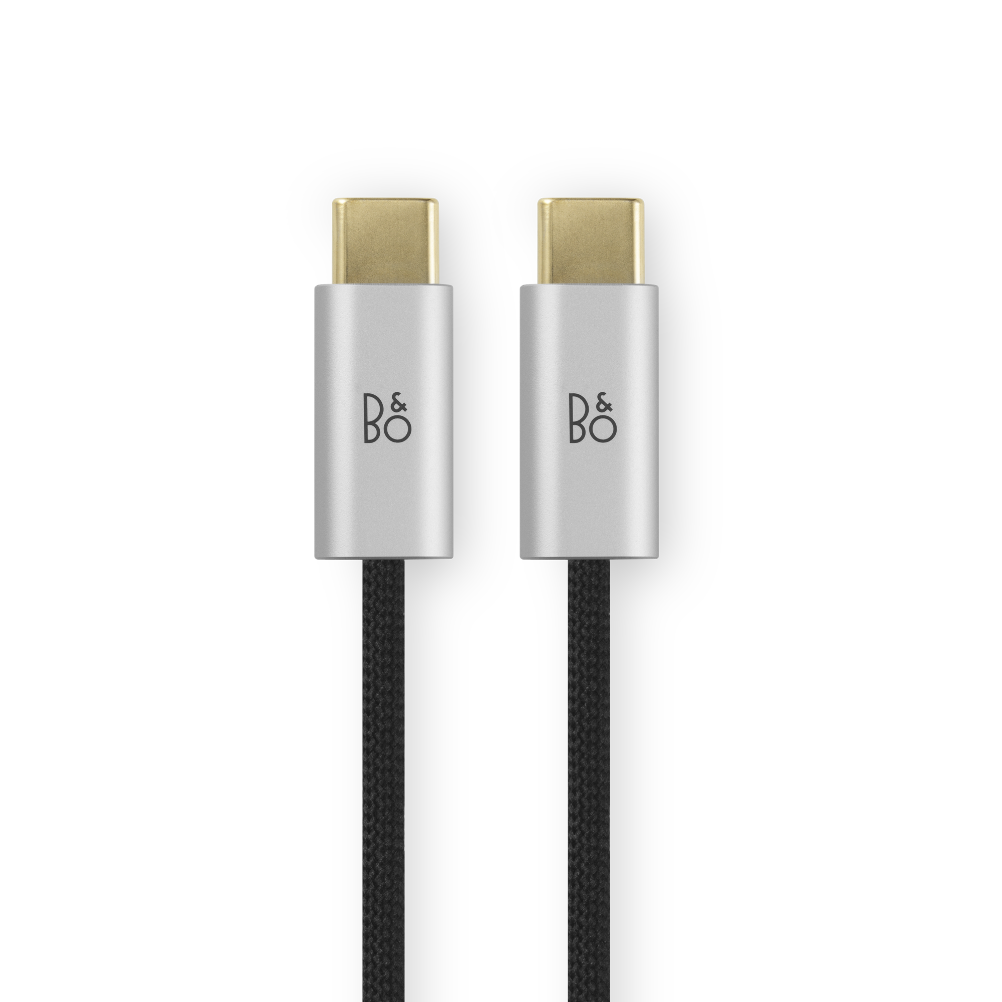 Fabric charging cable H100 in Infinite Black